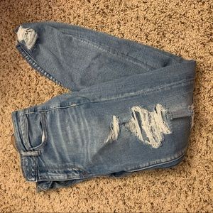 Medium wash high waisted American Eagle jeggings